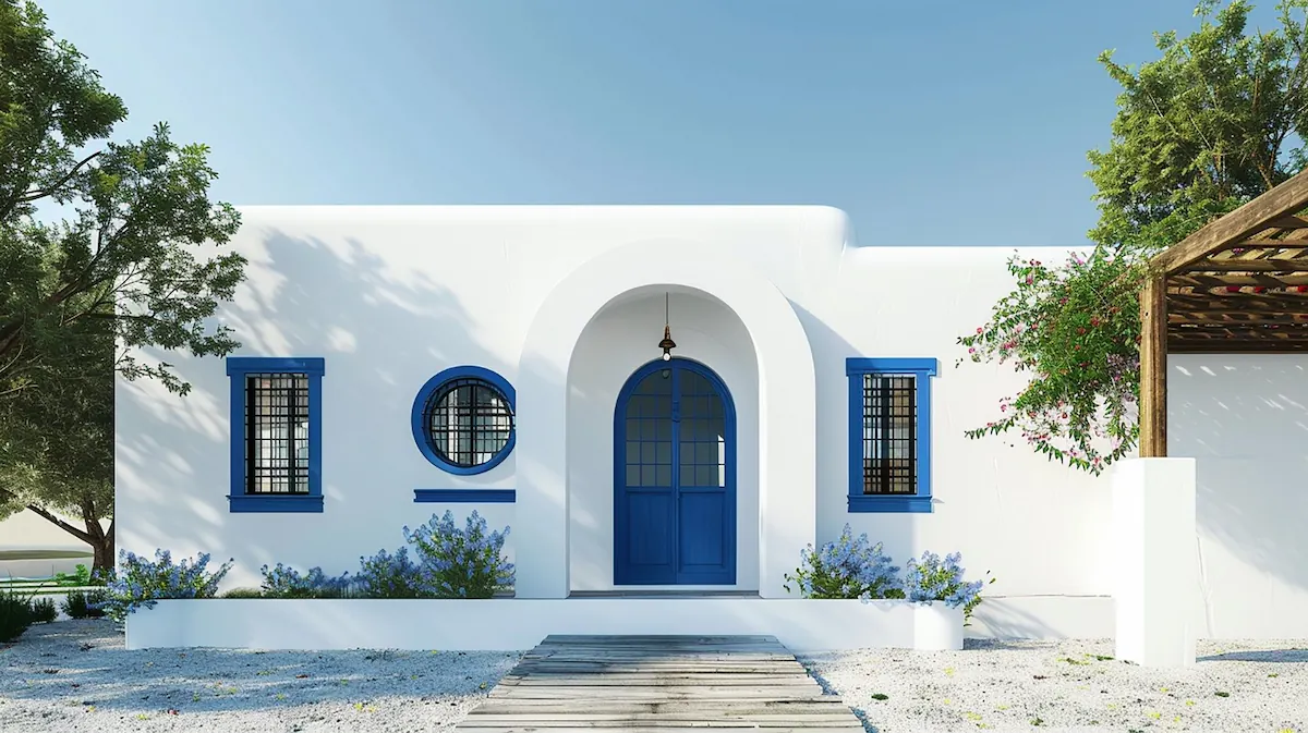 Desain Rumah Mediterania Sederhana